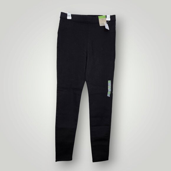 M&S Denim - M&S WOMENS BLACK JEGGINS SIZE 12 STRAIGHT LEG PANTS HIGH RISE NWT